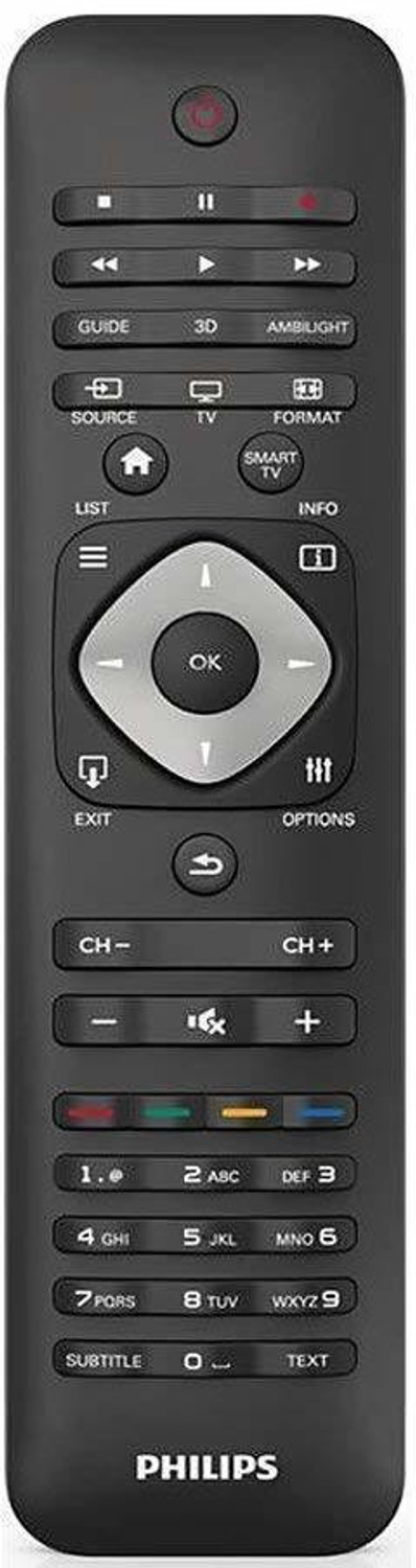 Shieldguard Remote Control No. 51, Compatible For Led/Lcd Tv Philips Remote Controller 1