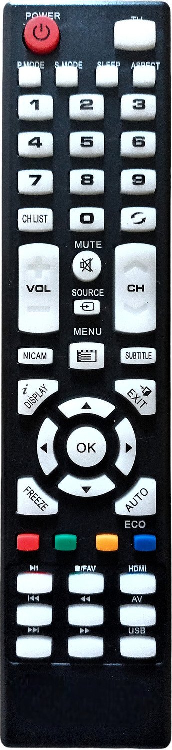 Ernil Compatible Mitashi Remote Control For Mitashi Lcd Led Tv ( Please Match The Image With Your Old Remote ) Remote Controller 57