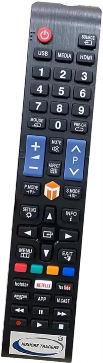 Kishore Traders Compatible Remote Control For Baron Smart Andriod Led Tv Baron Smart Led Tv Remote Controller 1