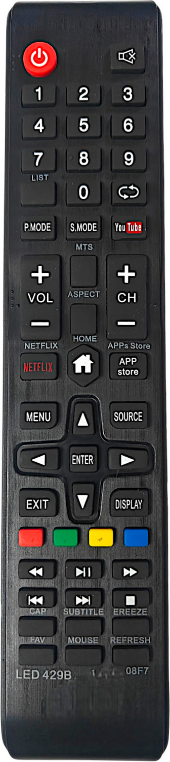 Ehop Compatible Remote Control For Chinese Smart Tv Remote , Smart Led Tv Remote Quadrix Remote Controller 1