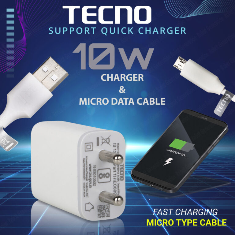 Tecno 10 W Quick Charge 2 A Wall Charger For Mobile 3
