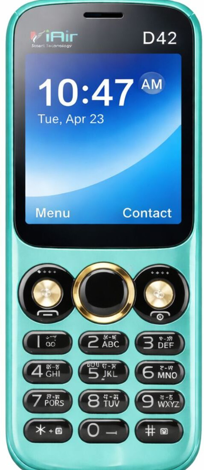 Iair D42 Keypad Mobile Phone With Wired Earphone 3