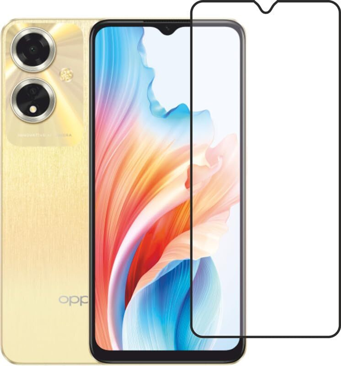 Caseline Edge To Edge Tempered Glass For Oppo A59 5G, Oppo A59, Oppo A59, Oppo A59 5G 33