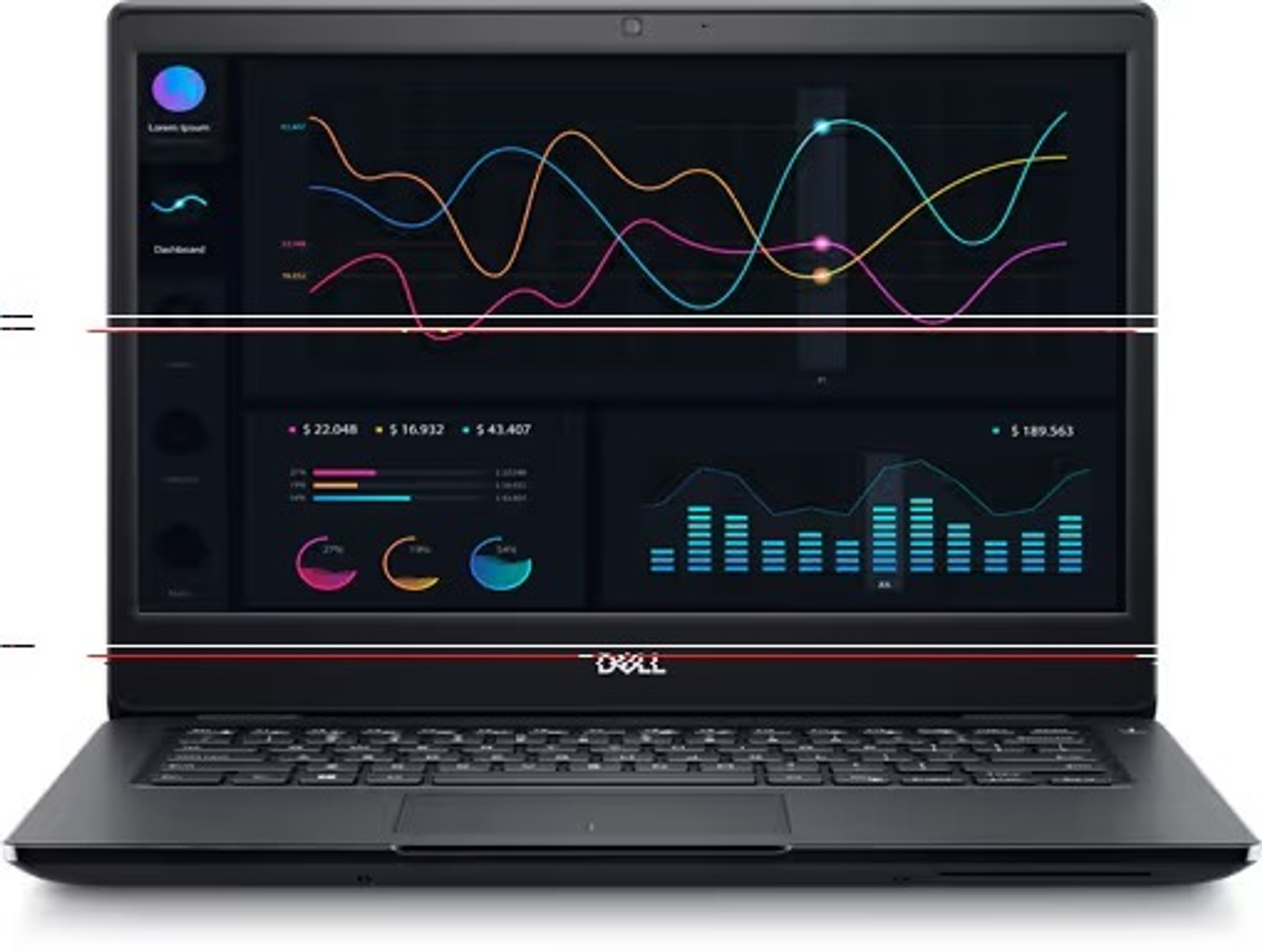 Dell Intel Celeron Dual Core - (4 Gb/256 Gb Ssd/4 Gb Emmc Storage/Windows 10) 5470 Ultra Slim Thin And Light Laptop 1