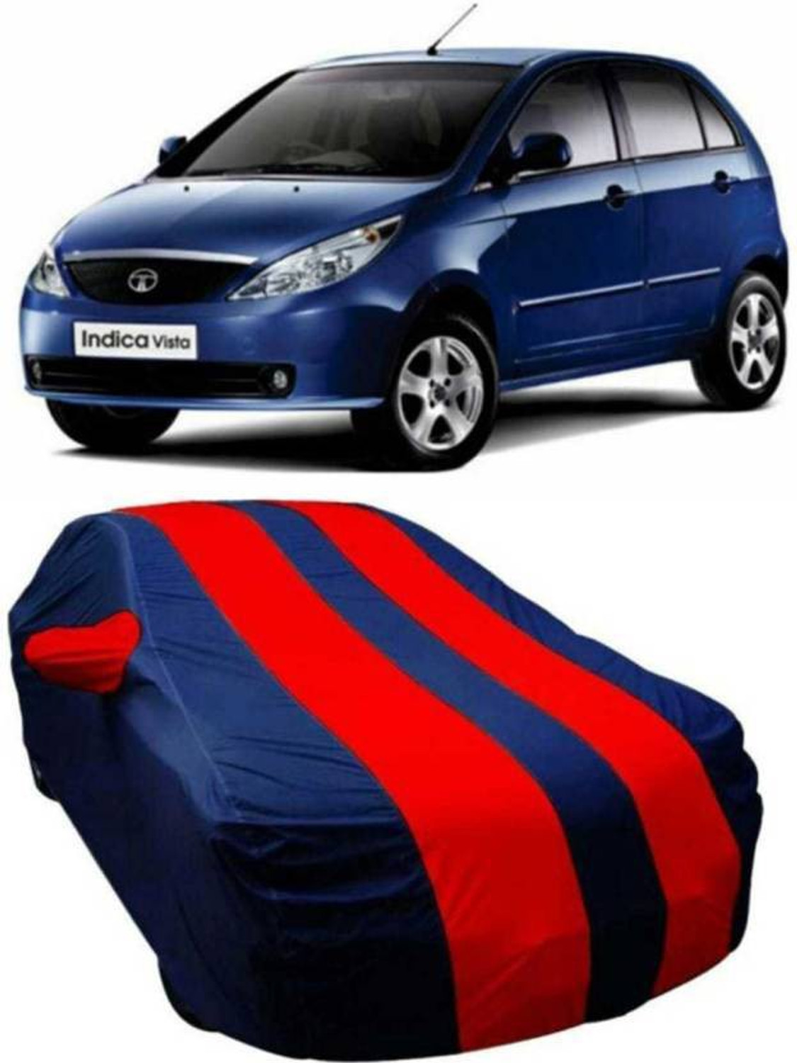 Auto Star Car Cover For Tata Indica Vista (With Mirror Pockets) 7