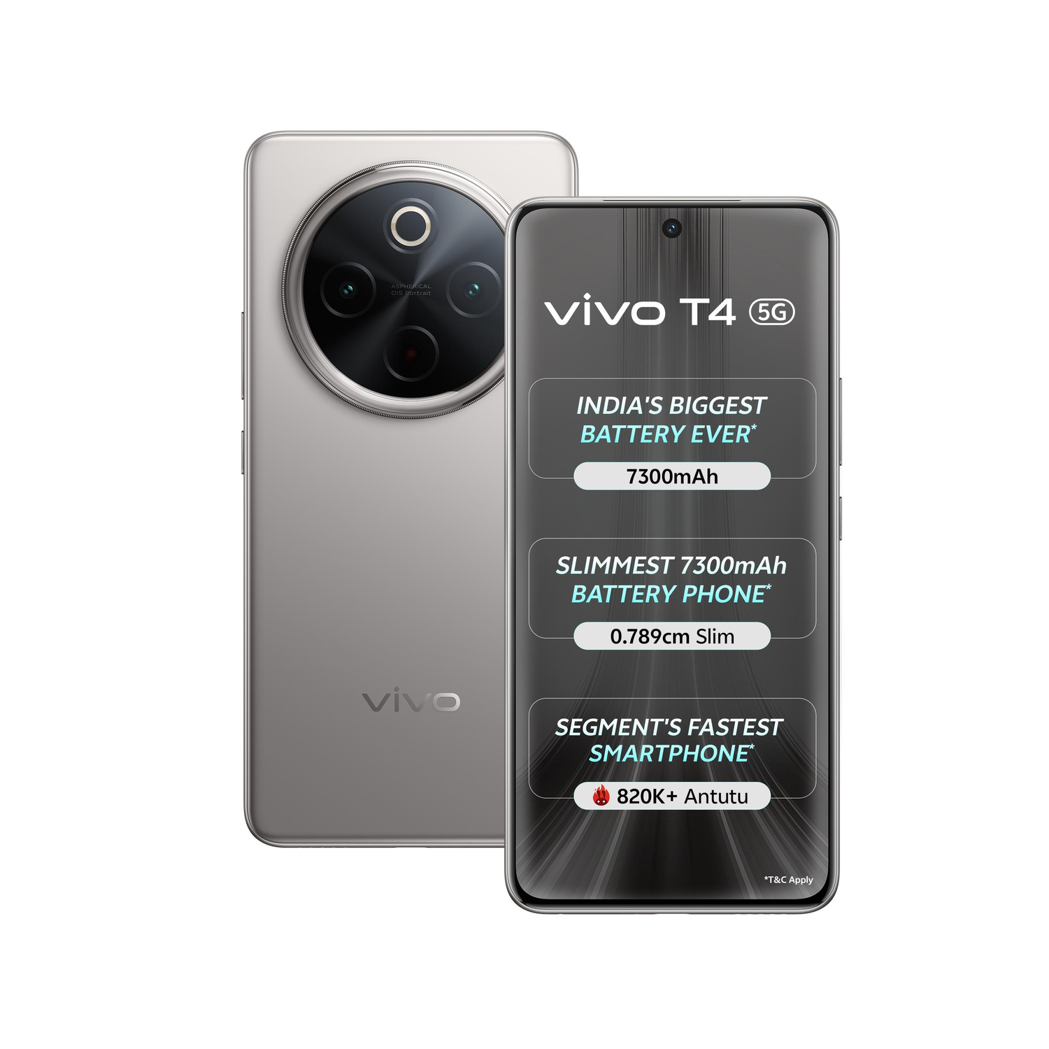 Vivo T4 5G (Phantom Grey, 128 Gb) 1