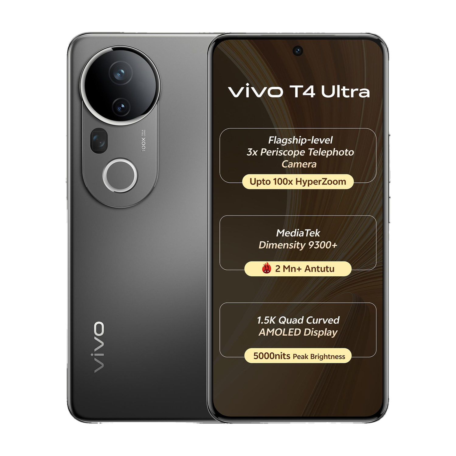 Vivo T4 Ultra 5G (Meteor Grey, 256 Gb) 29
