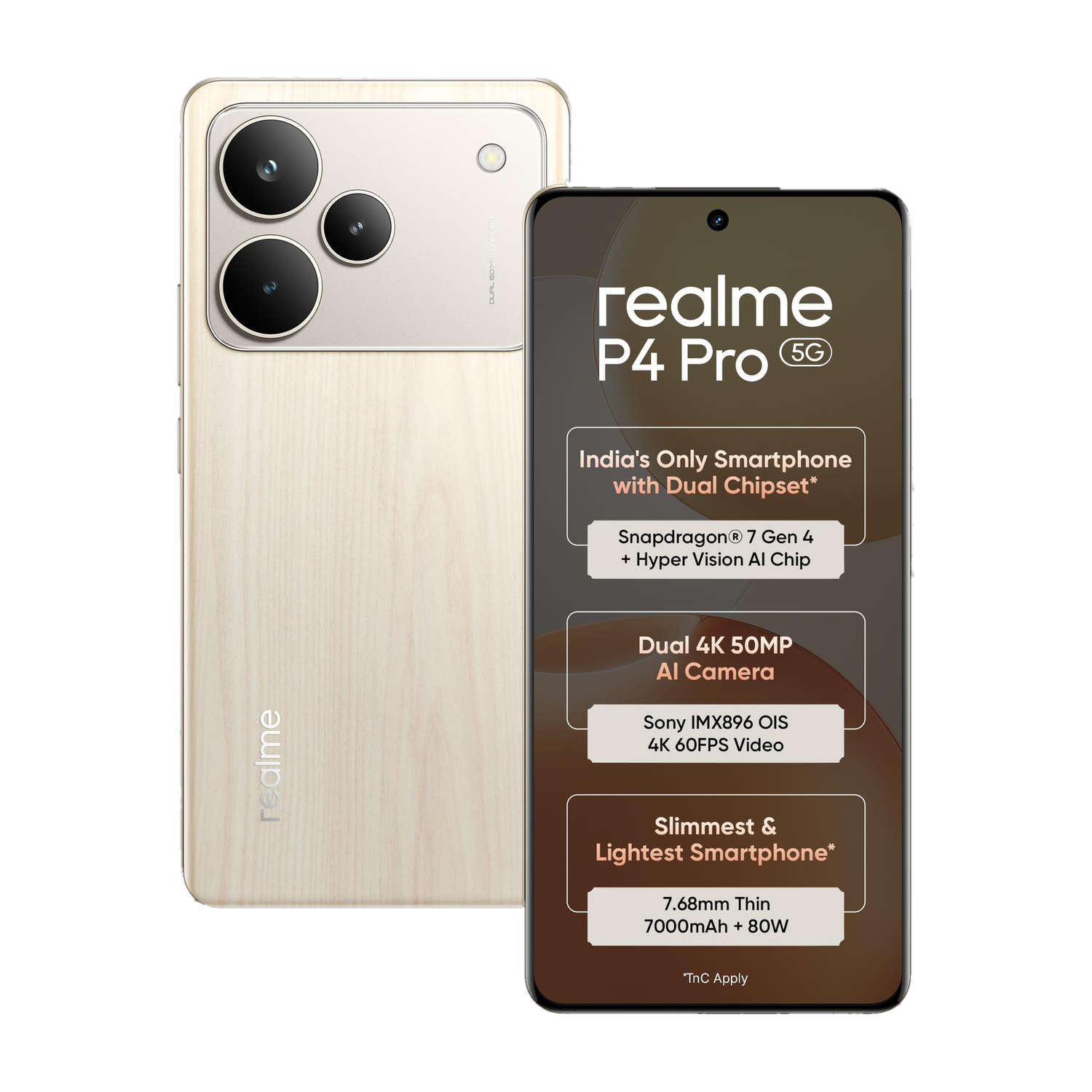 Realme P4 Pro 5G (Birch Wood, 256 Gb) 1