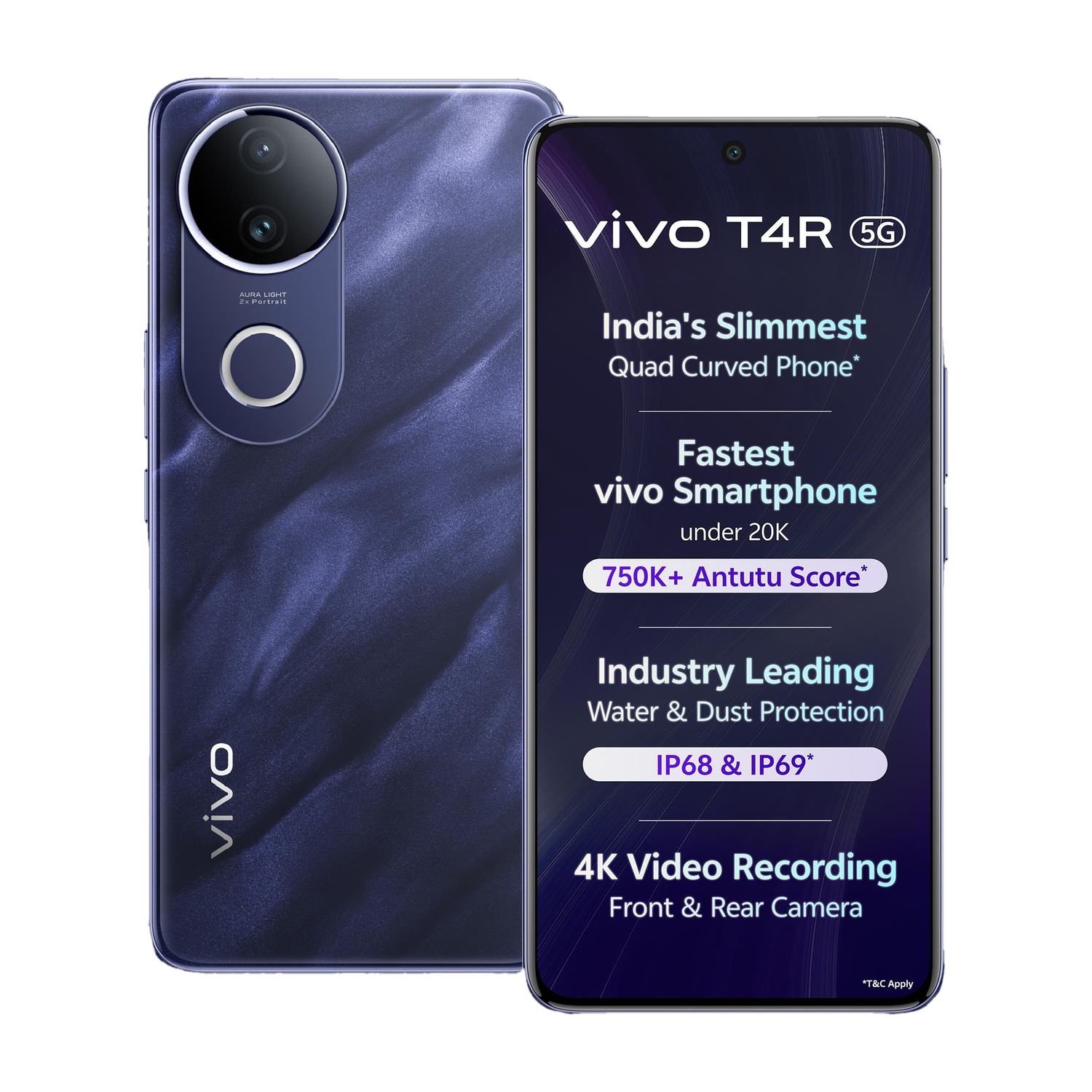 Vivo T4R 5G (Twilight Blue, 256 Gb) 1