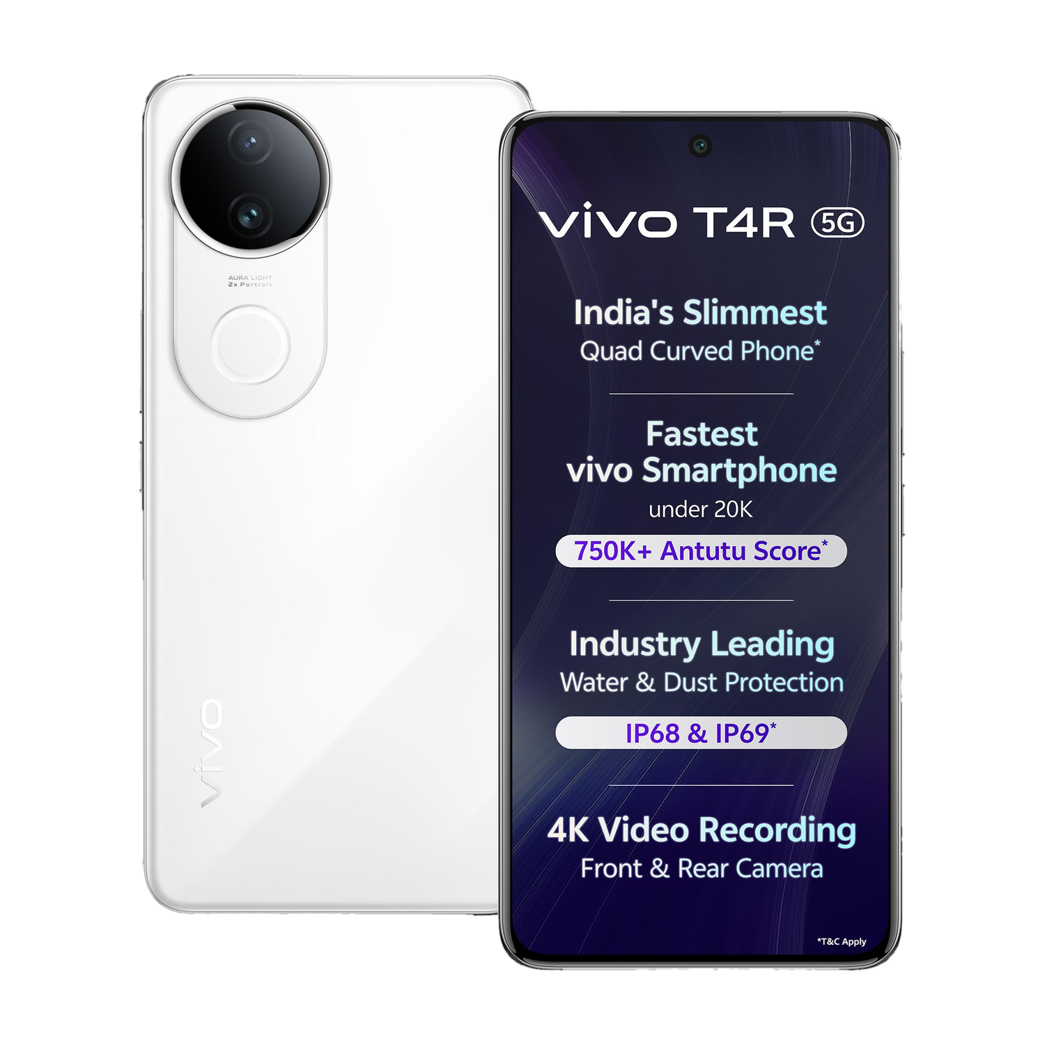 Vivo T4R 5G (Arctic White, 256 Gb) 1