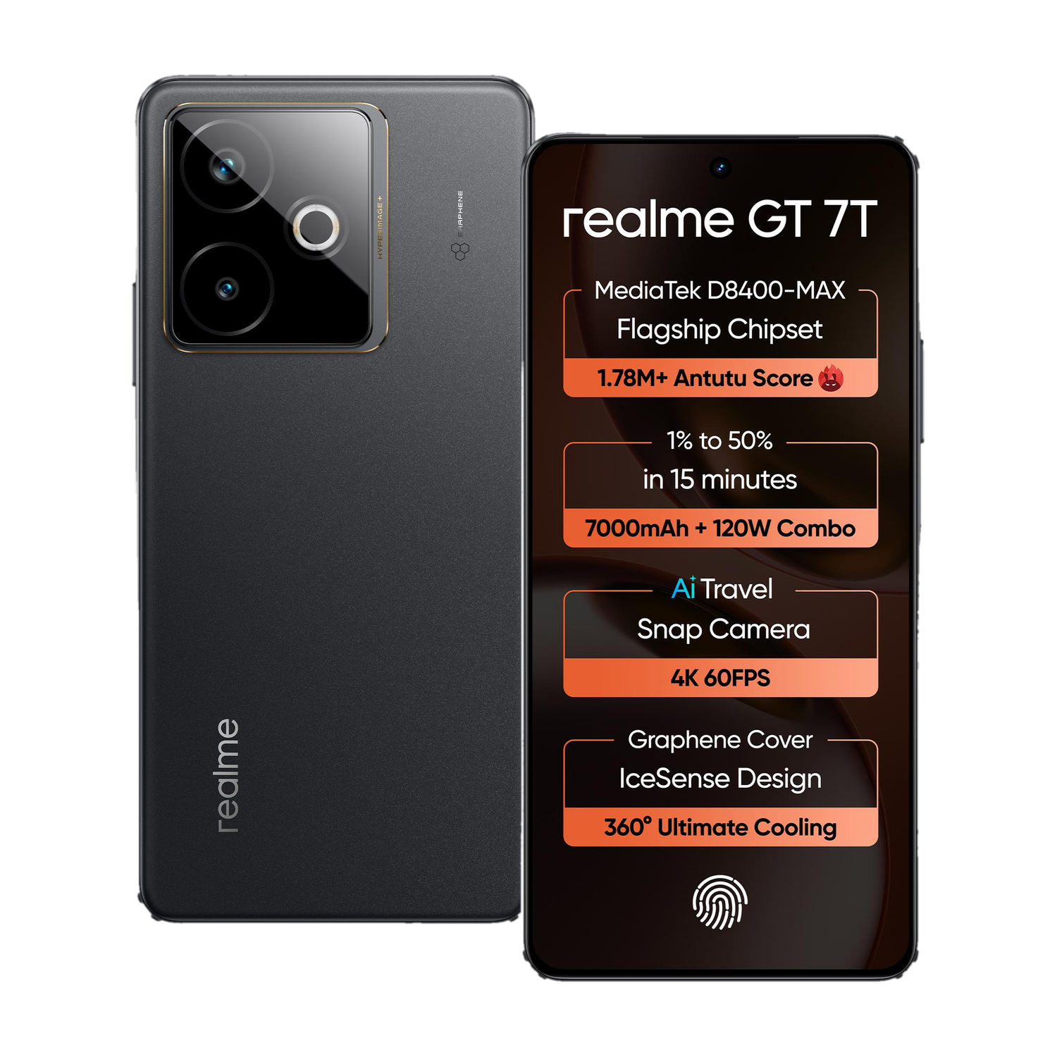 Realme Gt 7T (Icesense Black, 256 Gb) 1