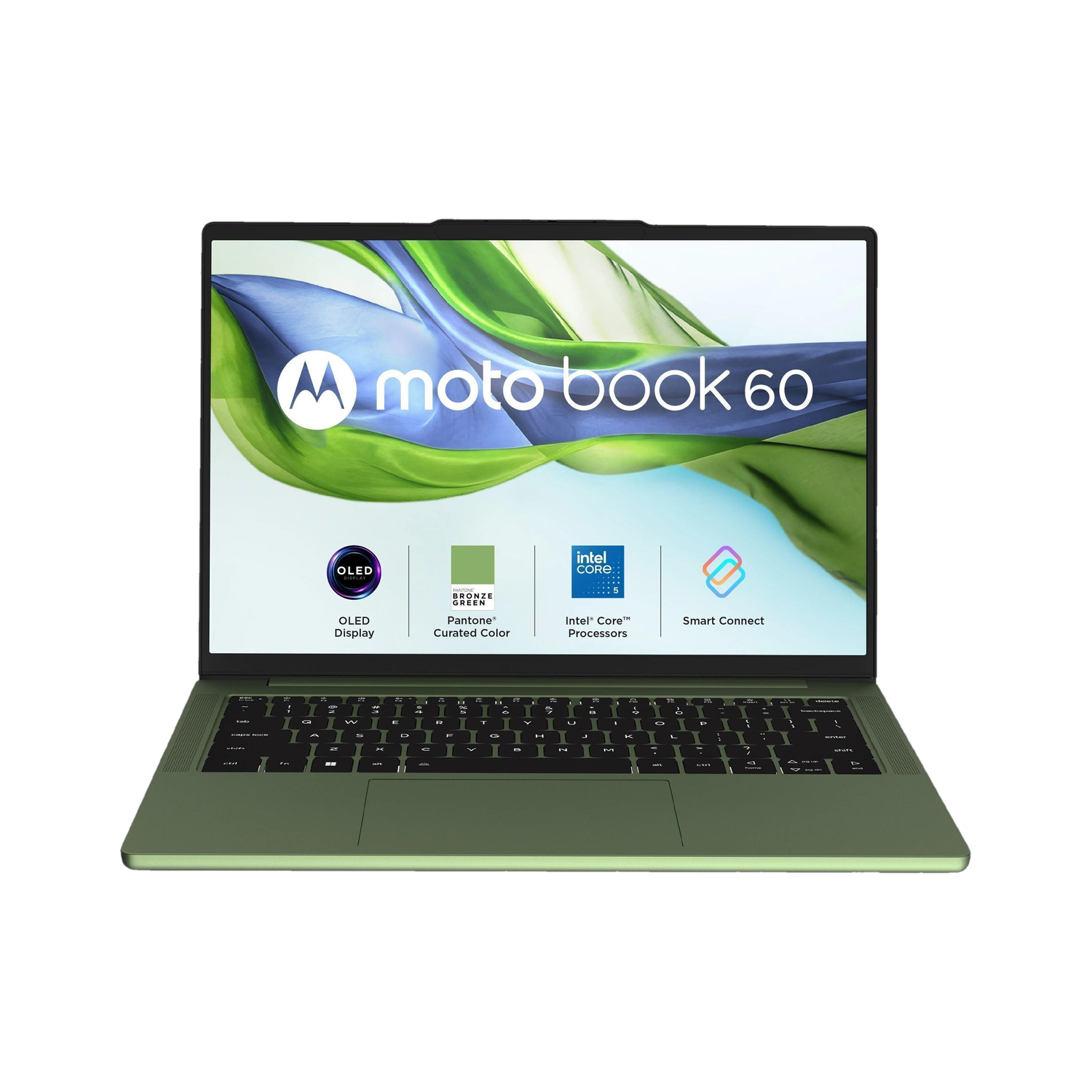 Motorola Motobook 60 Full Metal 2.8K Oled (I7 14Th Gen) Intel Core 7 Series 2 240H - (16 Gb/1 Tb Ssd/Windows 11 Home) 14Irh10R Thin And Light Laptop 1