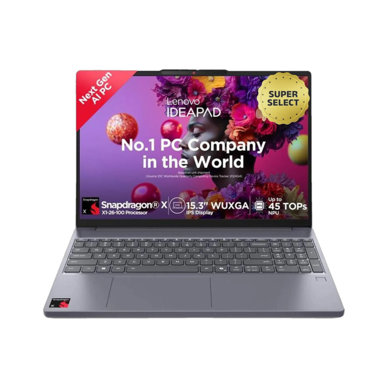 Lenovo Ideapad Slim 3 Next Gen Ai Pc Wuxga Ips Copilot + Pc With 1Yr Adp Snapdragon X - (16 Gb/512 Gb Ssd/Windows 11 Home) 15Q8X10 Thin And Light Laptop 9