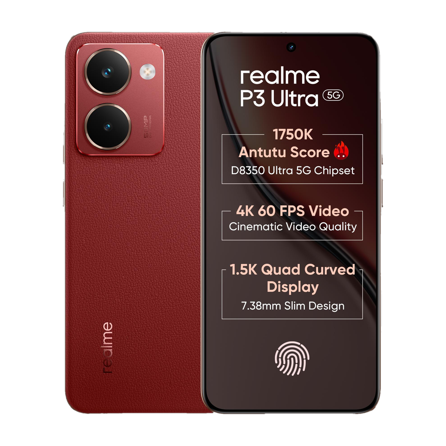 Realme P3 Ultra 5G (Orion Red, 256 Gb) 1