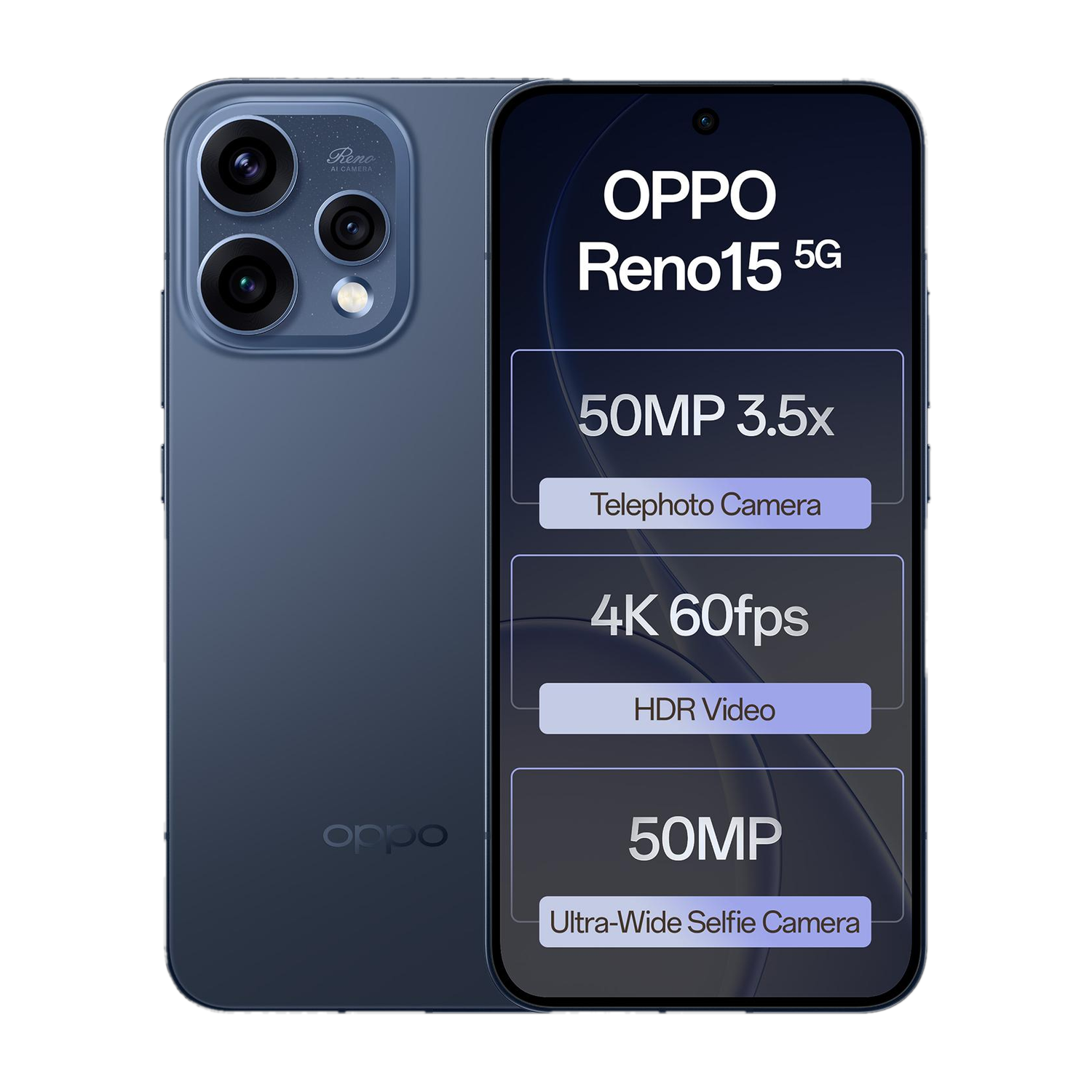 Oppo Reno15 5G (Twilight Blue, 256 Gb) 1
