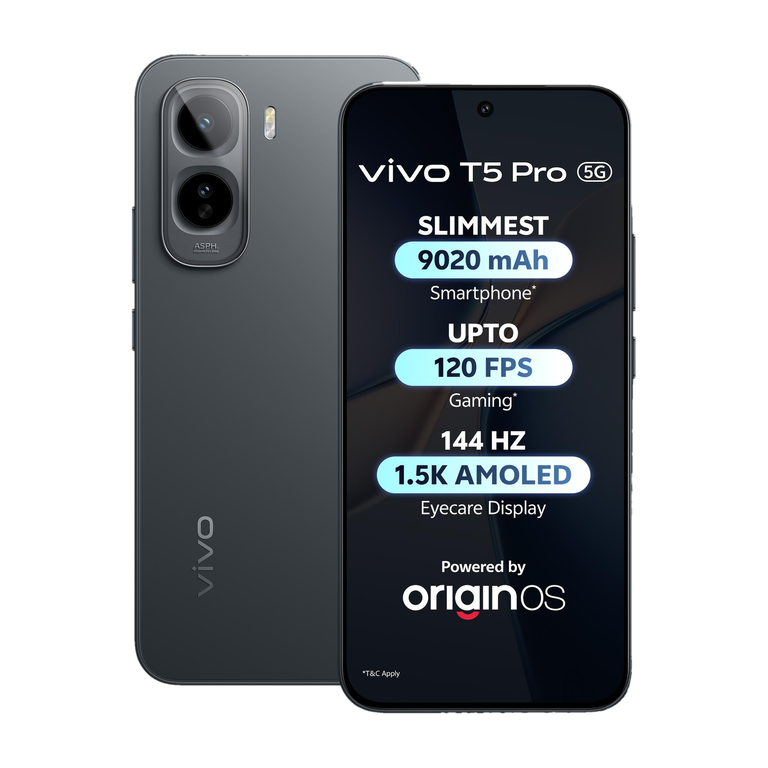 Vivo T5 Pro 5G (Cosmic Black, 128 Gb) 1