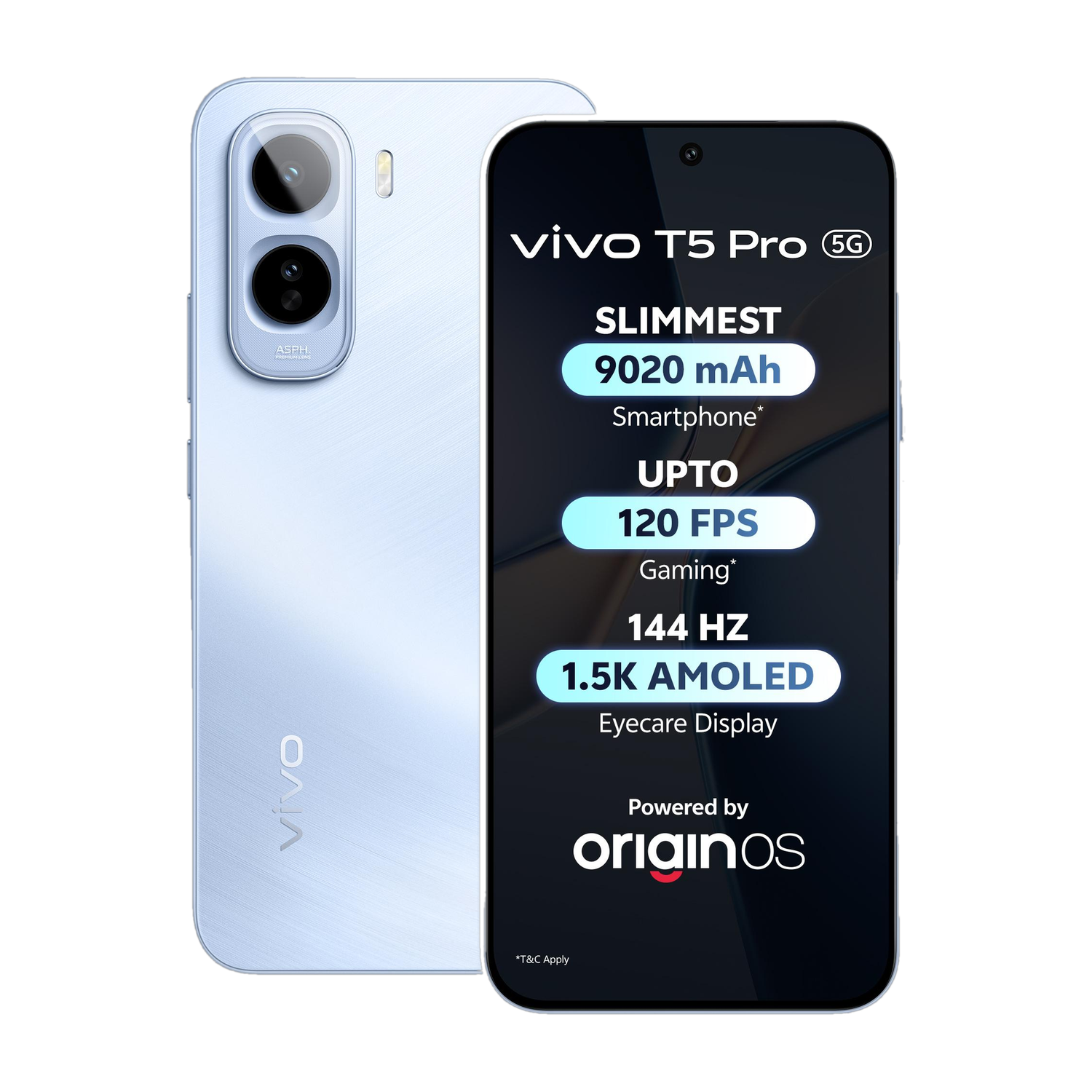 Vivo T5 Pro 5G (Glacier Blue, 128 Gb) 1
