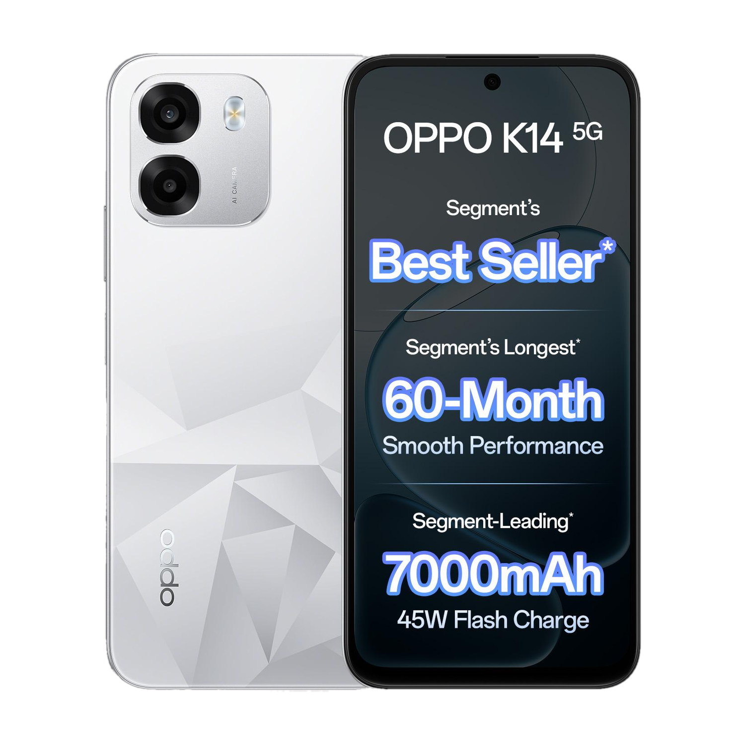 Oppo K14 5G (Prism White, 128 Gb) 23