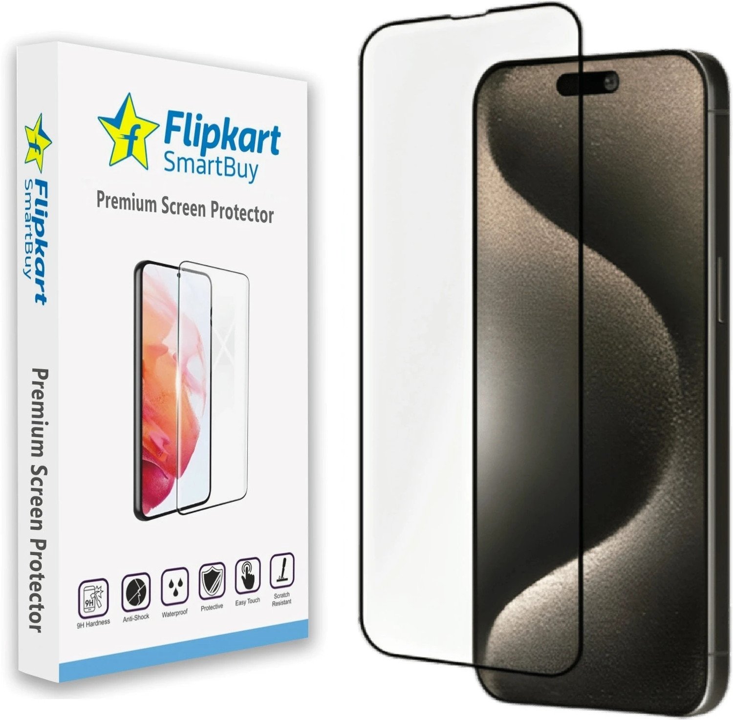 Flipkart Smartbuy Tempered Glass Guard For Apple Iphone 16 Plus 3