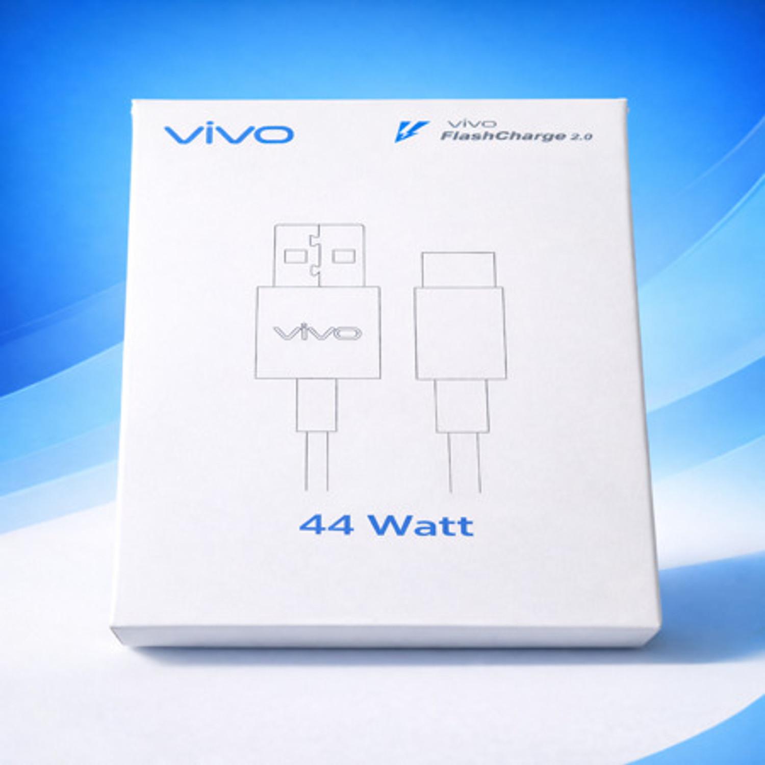 Vivo Usb Type C Cable 0.97 M Flash Charger 44Watt-Cable 1