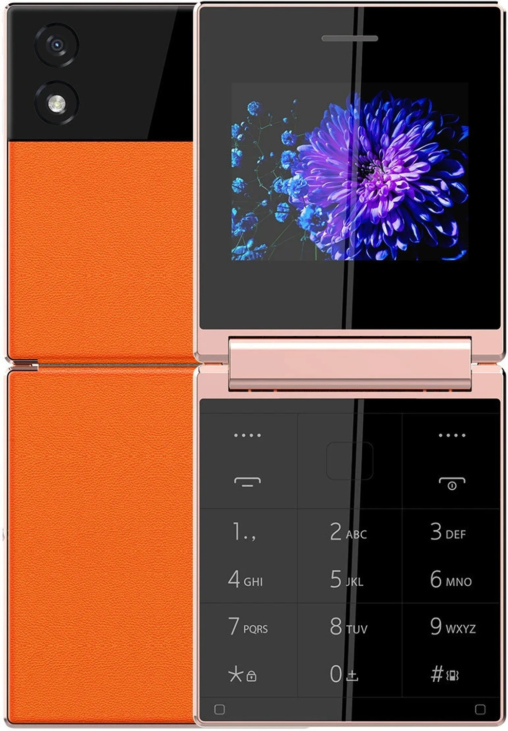 Itel Flip 1 Keypad Mobile With Type C Charging| Leather Back | 1200 Mah Battery 1