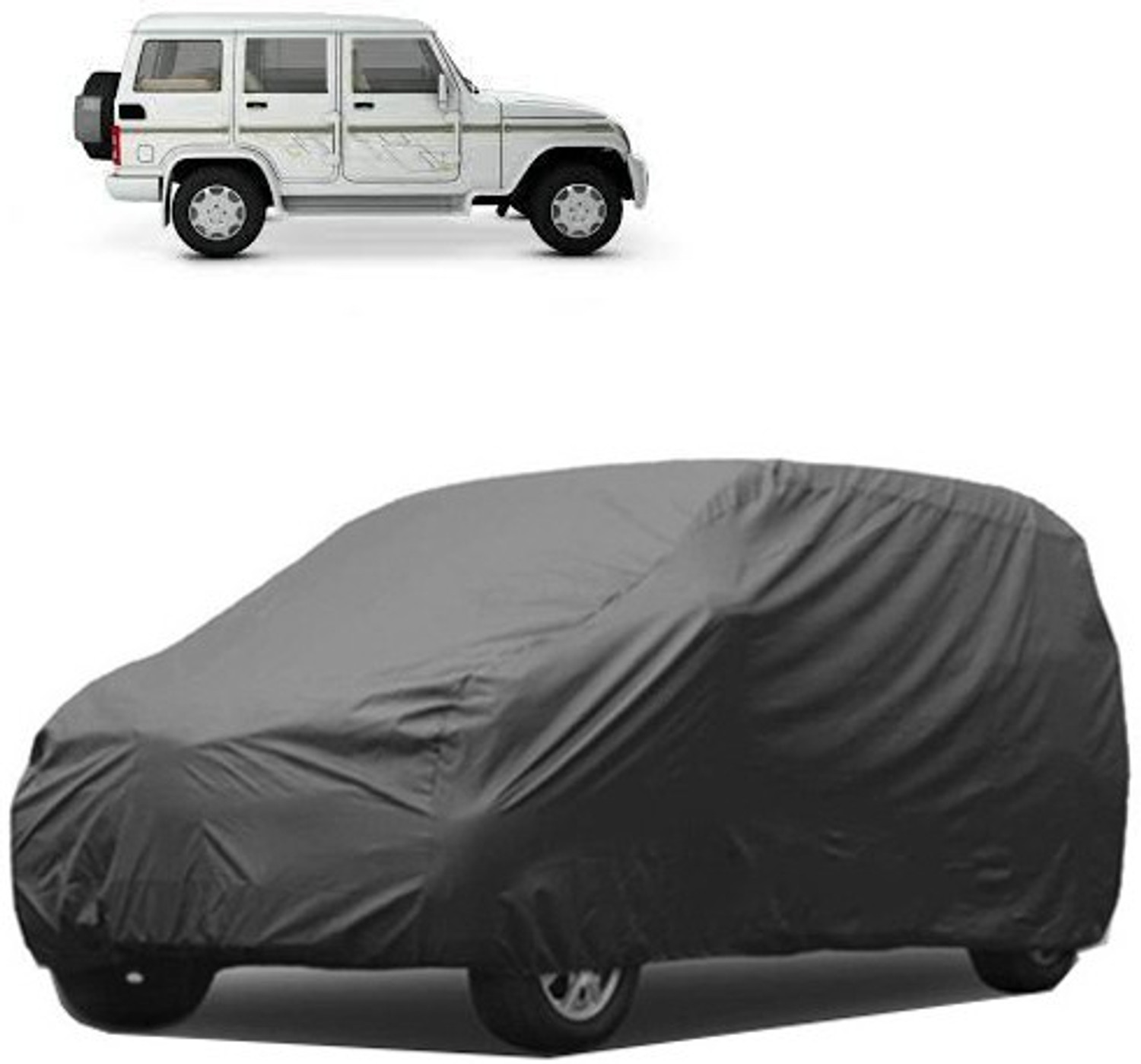 A+ Rain Proof Car Cover For Mahindra Bolero (Without Mirror Pockets) 3