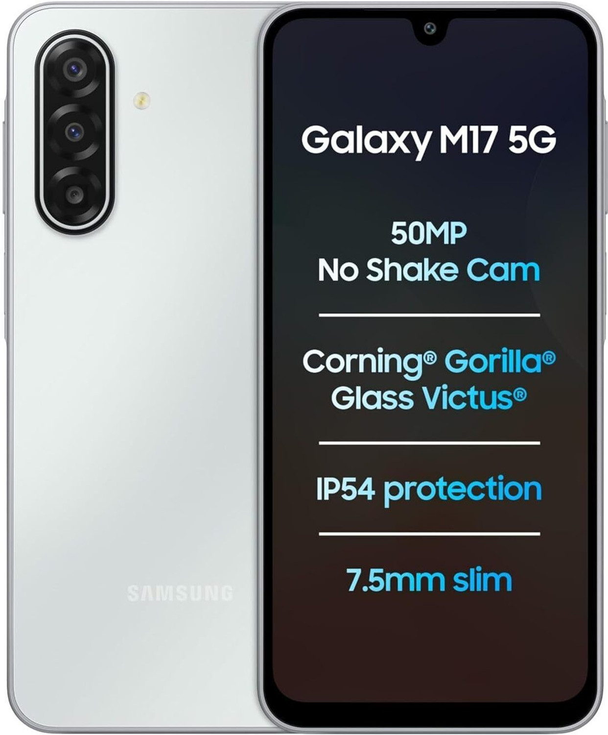Samsung Galaxy M17 5G (Moonlight Silver, 128 Gb) 1