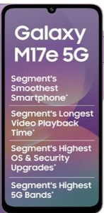 Samsung Galaxy M17E (128 Gb Storage, 6 Gb Ram) Online At Best Price On Flipkart.com 1