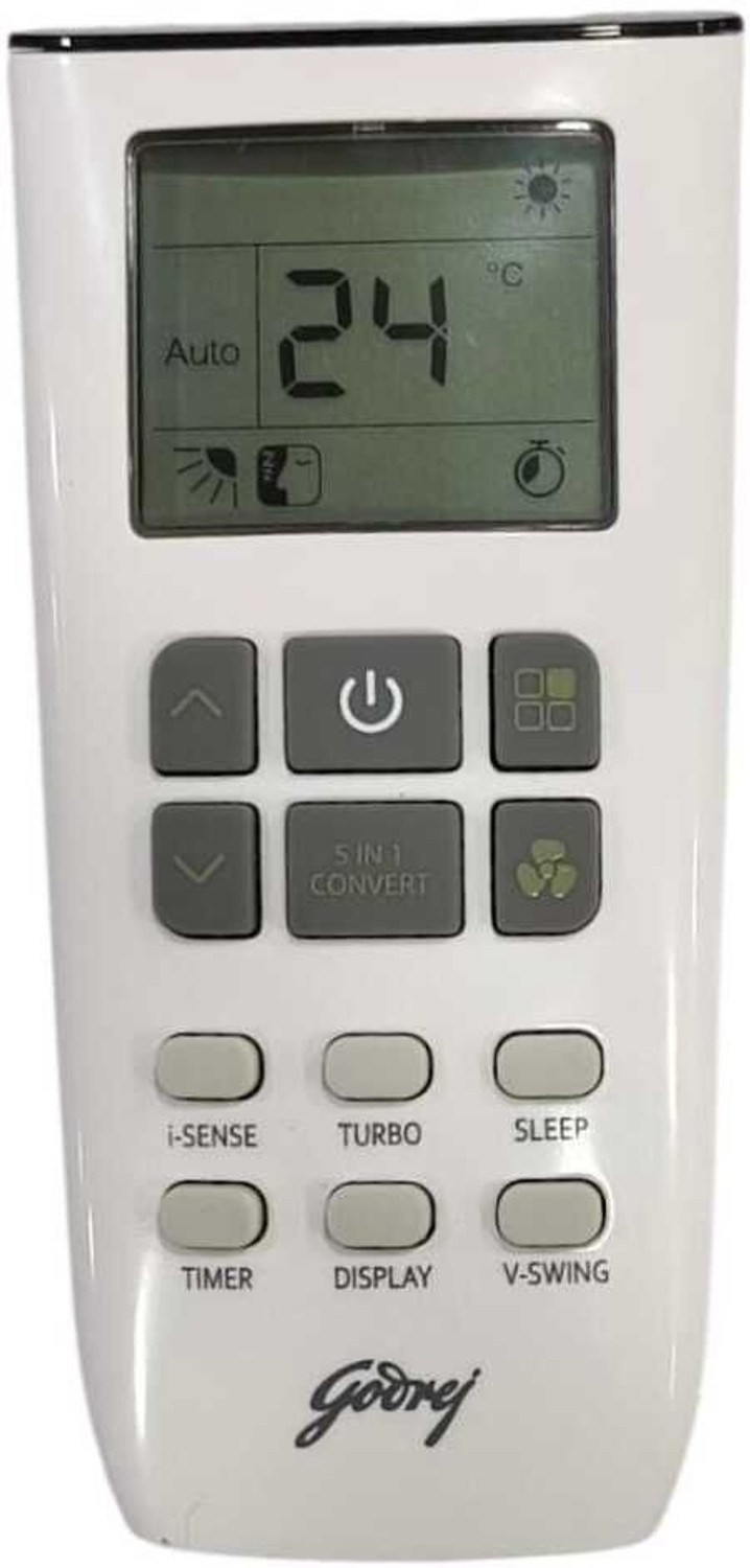 Gener Godrej Ac 100% Original Eon Inverter Split / Window 1.0/1.5/2.0 Ton (Exactly Same Remote Will Only Work) Remote Controller 5