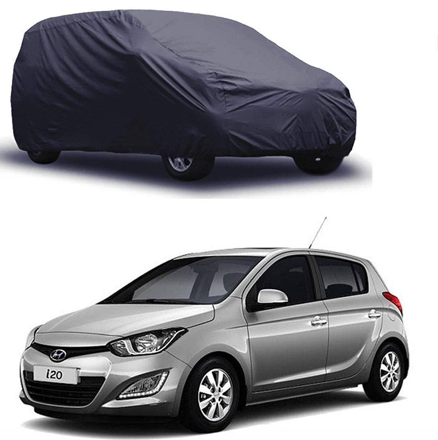 Ss Mart Car Cover For Hyundai I20 (Without Mirror Pockets) 1