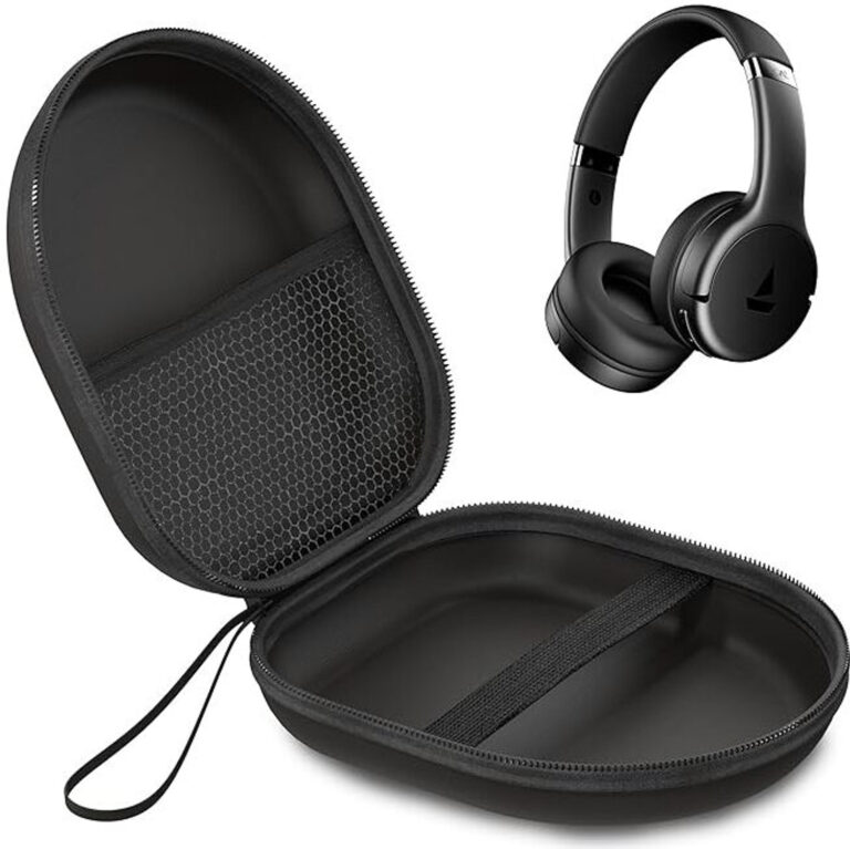 Sounce Plastic Zipper Headphone Case For Boat, Sony, Jbl, Skullcandy, Marshall, Philips, Sennheiser, Logitech, Boult, Zebronics 3