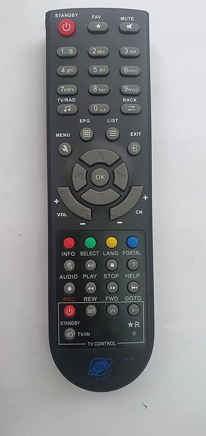 Tve In Digital Set Up Box Remote Control Indigital Remote Controller 1