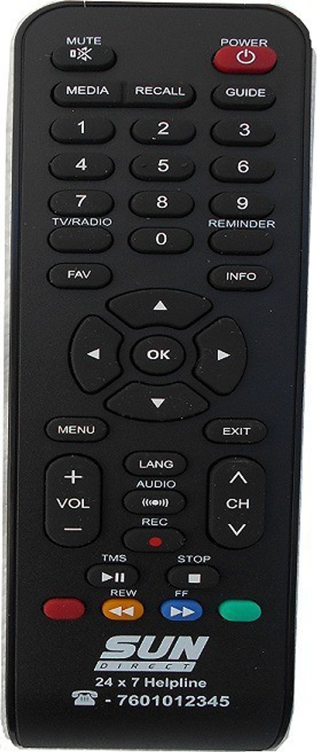 Sun Direct Remote Latest Sun Direct Set Top Box Hd Only Remote Controller 1