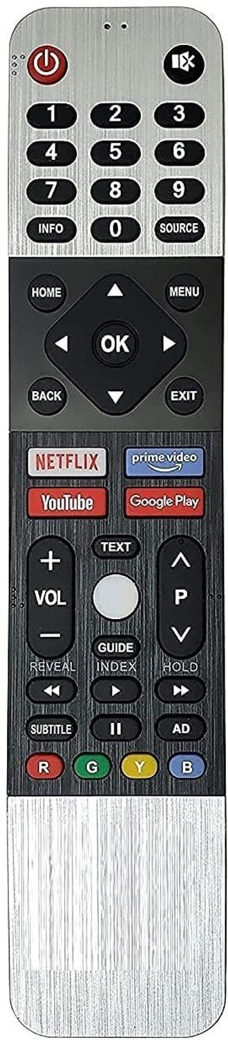 Tizoq Replacement Remote Control Compatible For Metz Smart Tv With Non Voice Supported (1659Mtz_Nonvoc) Metz Smart Tv Remote Controller 25