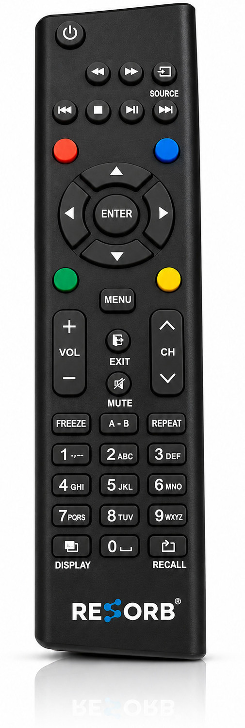 Resorb Tv Remote Compatible For Reconnect Releg 3206 Led Lcd Tv Replacement Remote Led 307 Remote Controller 23