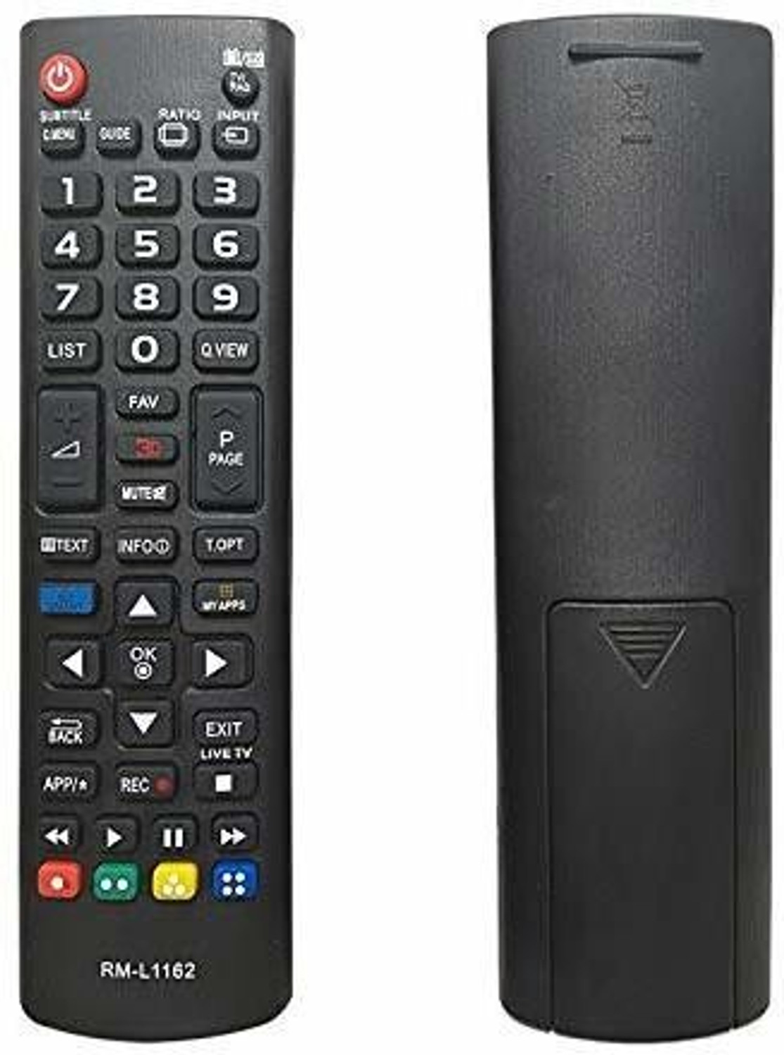 Hybite Led Lcd Universal Remote Control For 3D Smart Led/Lcd Lg Remote Controller (Black) (Exactly Same Remote Will Only Work) Lg Lcd / Led / Uhd Remote Controller 3
