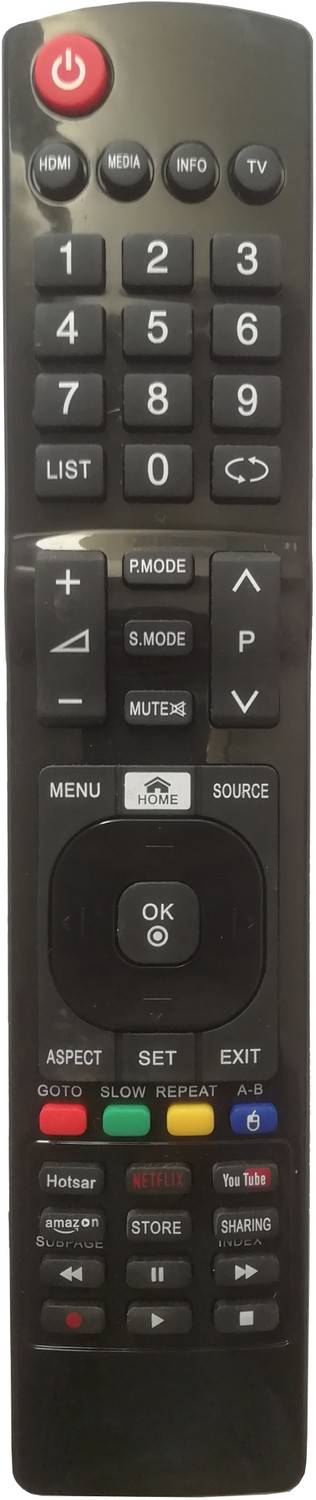 Lipiworld Led Smart Tv Remote Control (Without Voice Function) Compatible For Phx Tv Remote Controller 1