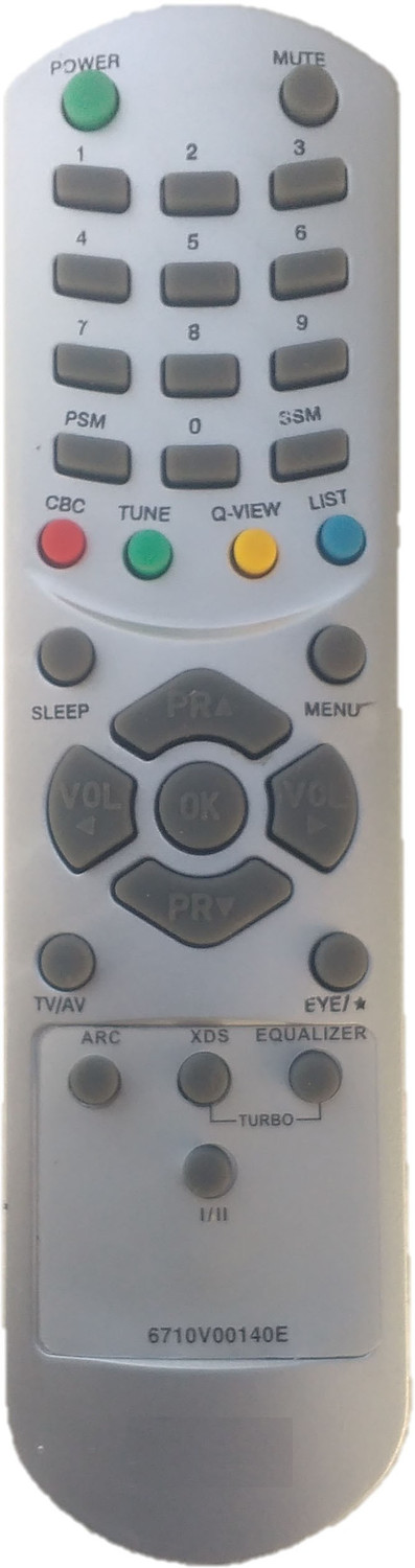 Lipiworld 6710V00140E Universal Remote Control Compatible For Crt Tv Lg Remote Controller 1