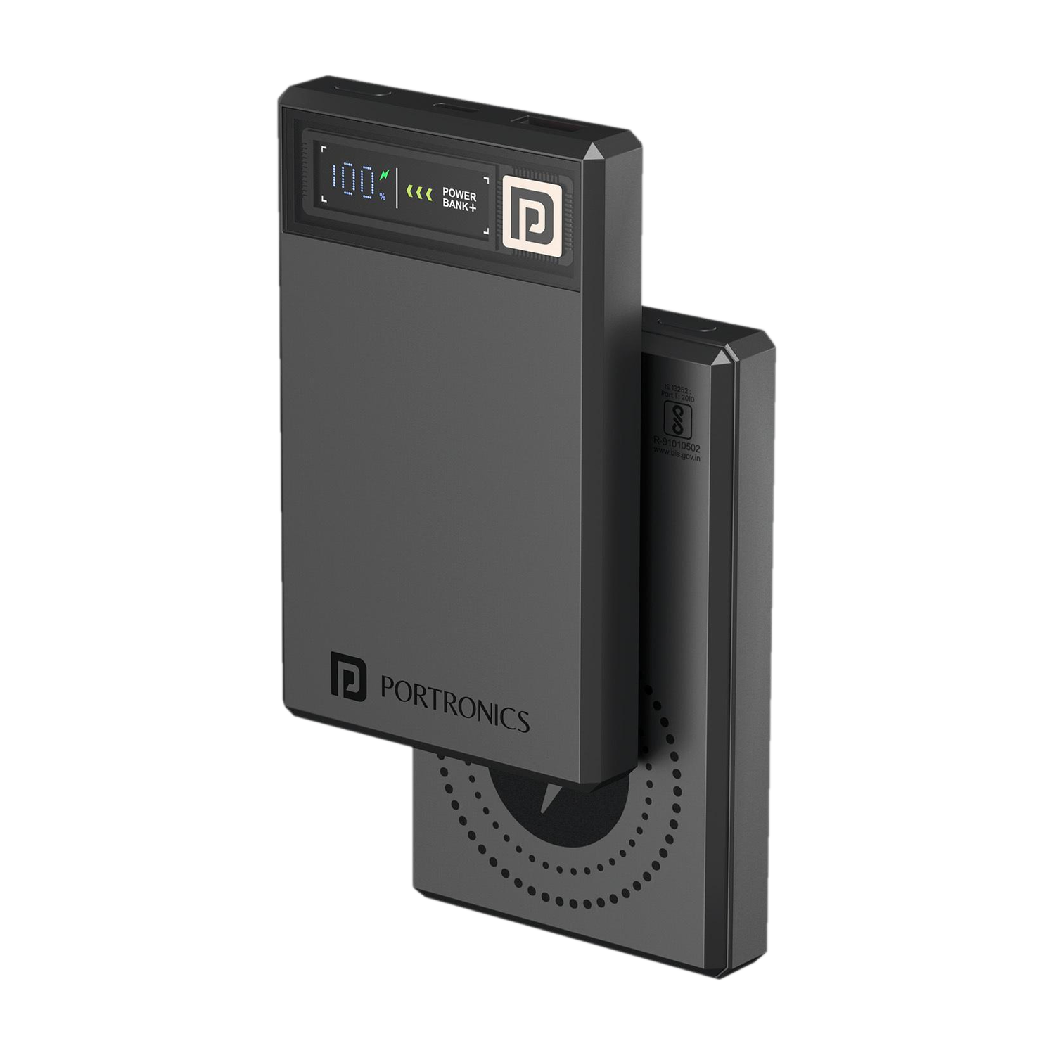 Portronics 10000 Mah 22.5 W Wired &Amp; Wireless With Magsafe Compact Pocket Size Power Bank 1