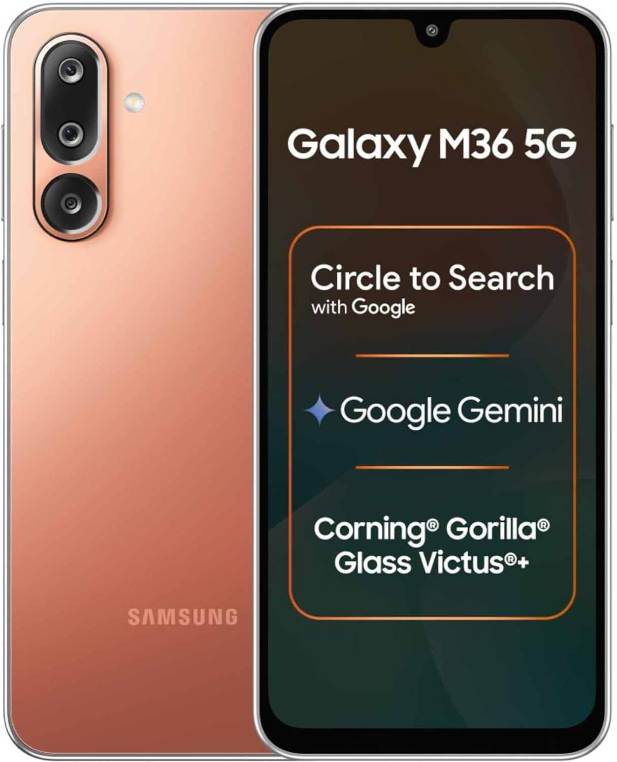 Samsung M36 5G (Orange, 256 Gb) 1