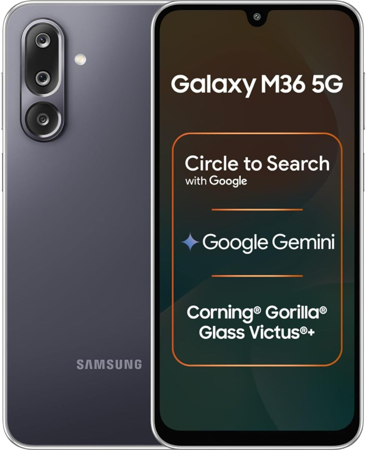 Samsung M36 5G (Velvet Black / Black, 128 Gb) 1