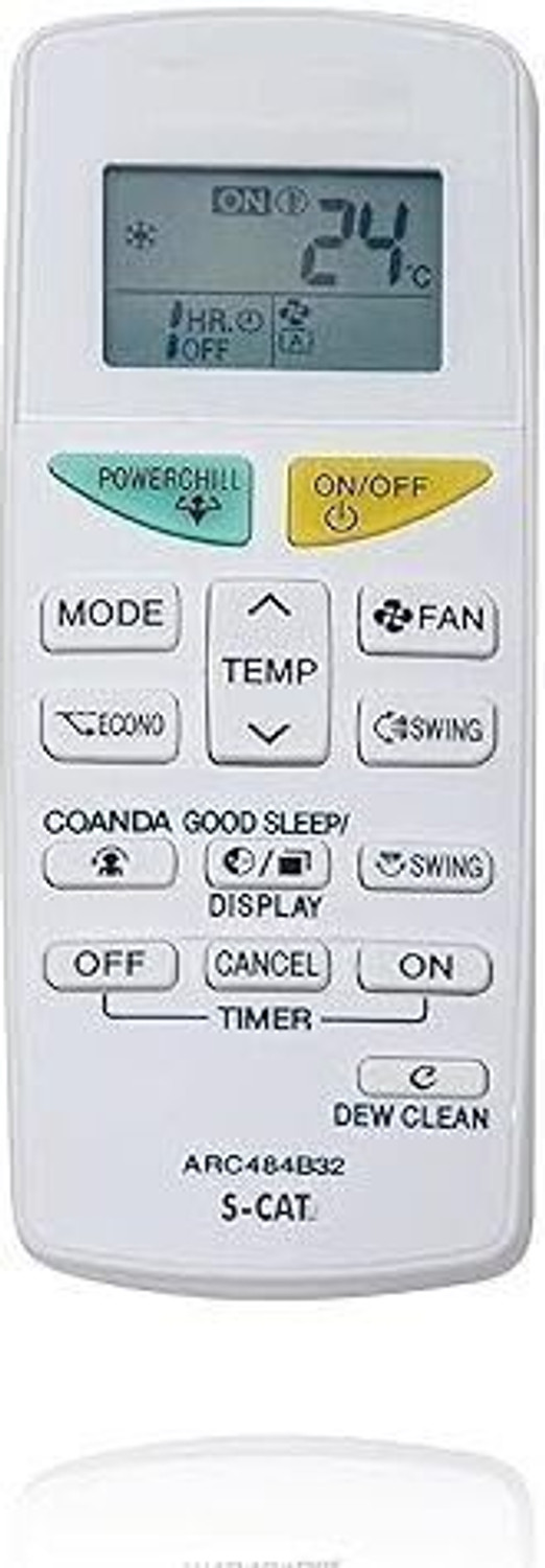 Ssr Ac Remote Model 132L Suitable For 1|1.5 | 2 Ton Split And Window Air Conditioner Match Remote Keys Exactly To Replicate Genuine Remote Function Daikin Remote Controller 65