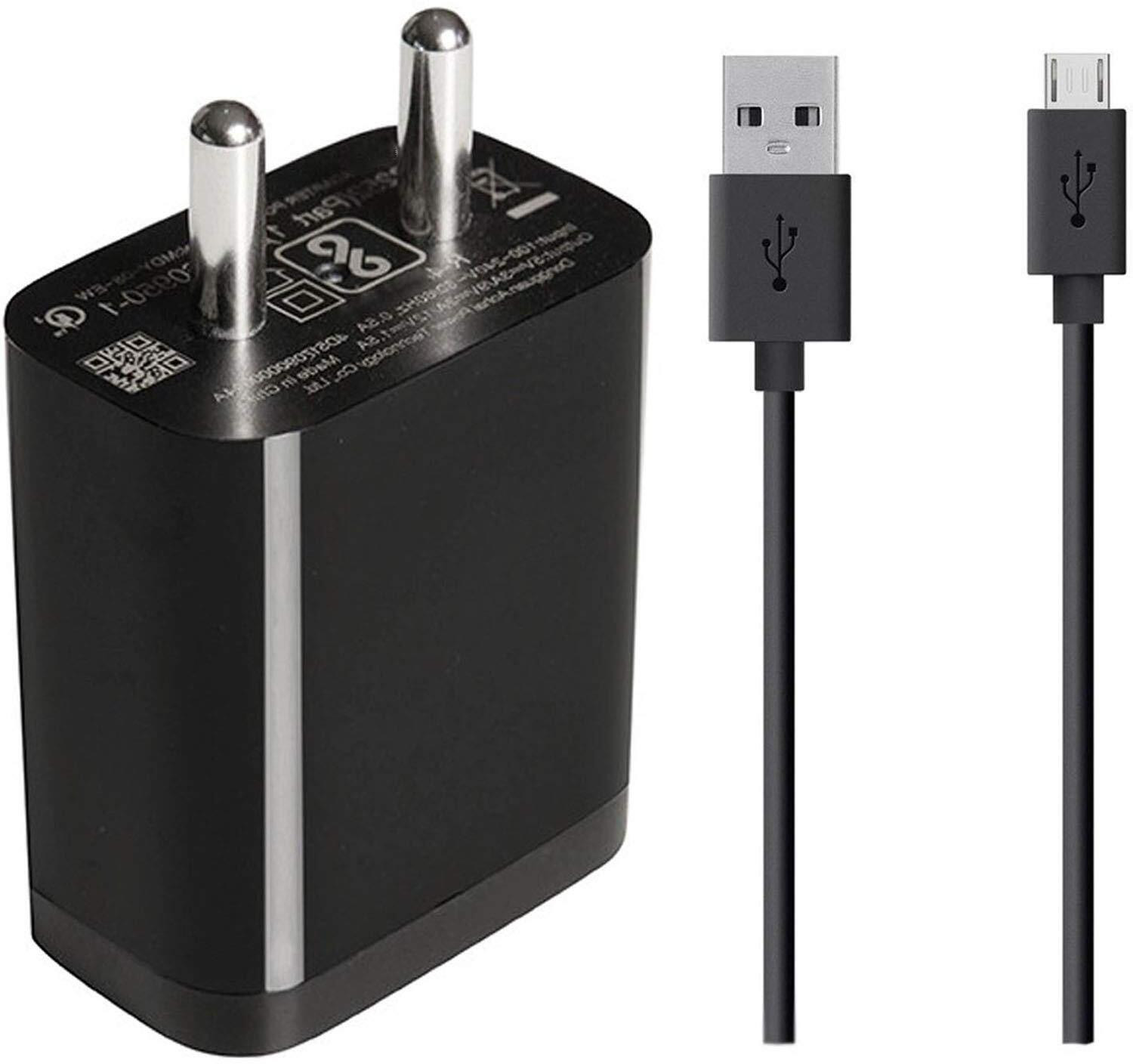 Barrett 12 W Quick Charge 2.4 A Wall Charger For Mobile With Detachable Cable 1