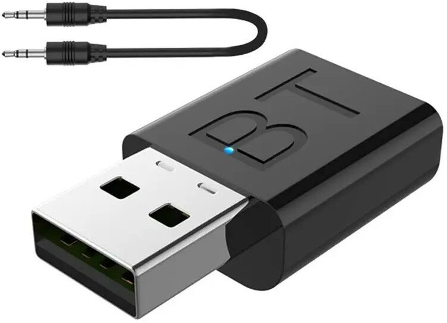 Rpmsd V5.0 Car Bluetooth Device With Audio Receiver, 3.5Mm Connector, Adapter Dongle 3