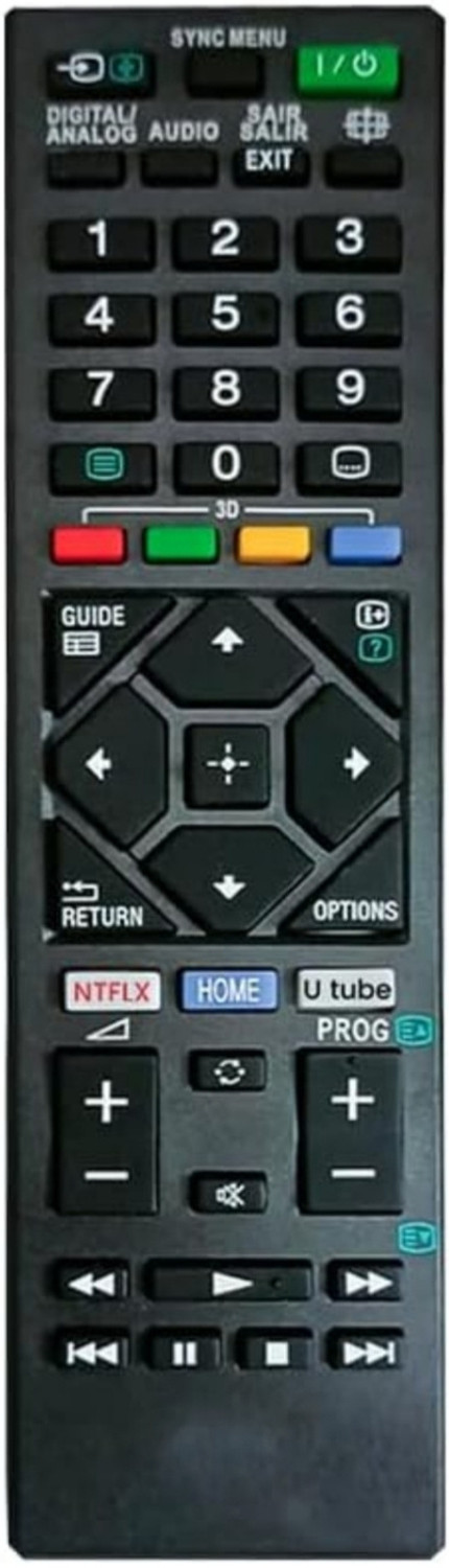 Sugnesh New Tvr-198 (Exactly Same Remote Will Only Work) Remote Controller 5