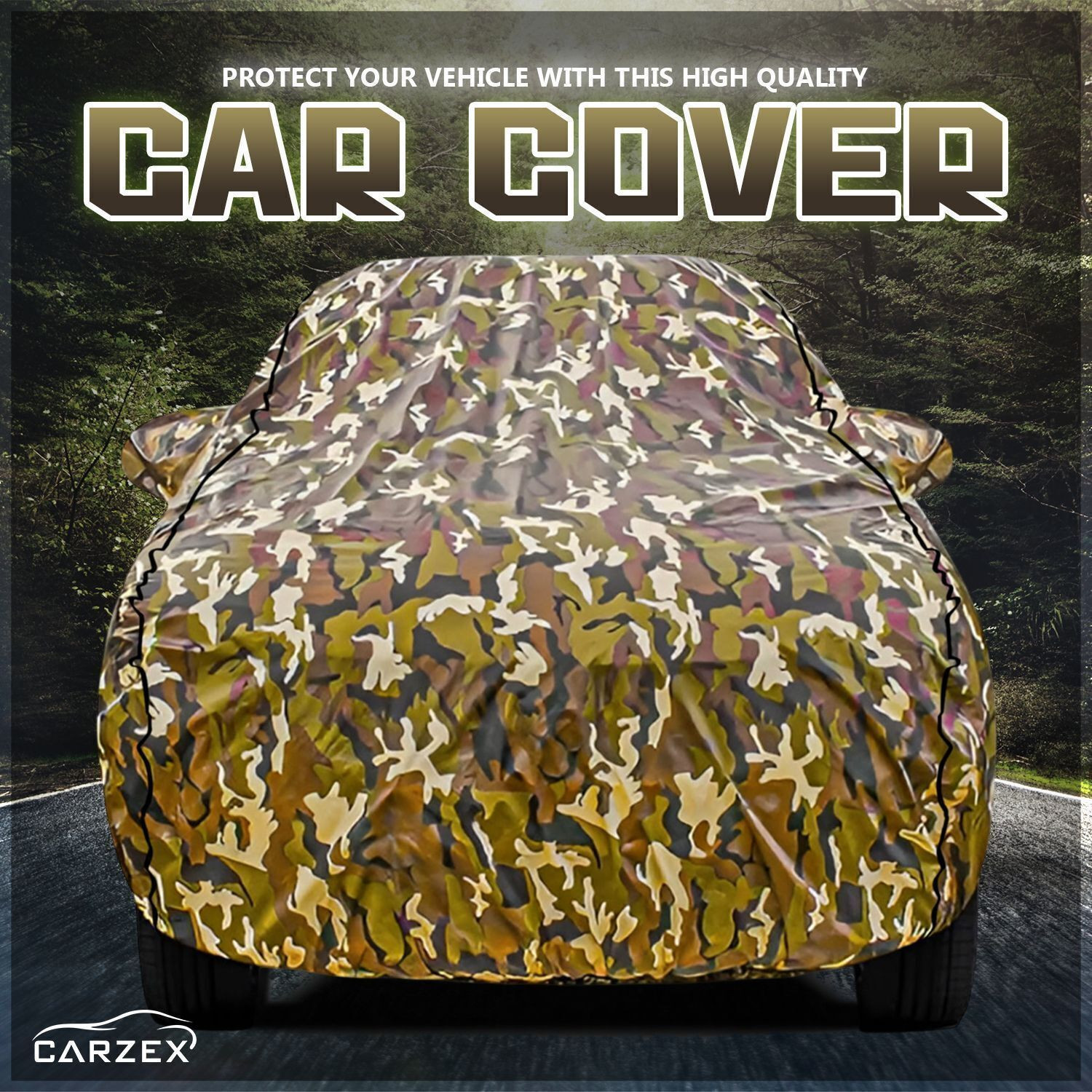 Carzex Car Cover For Maruti Brezza (With Mirror Pockets) 1
