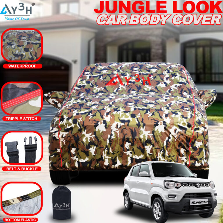 Y3H Car Cover For Maruti Suzuki S-Presso (With Mirror Pockets) 5