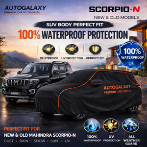Autogalaxy Car Cover For Mahindra Scorpio-N (With Mirror Pockets) 1