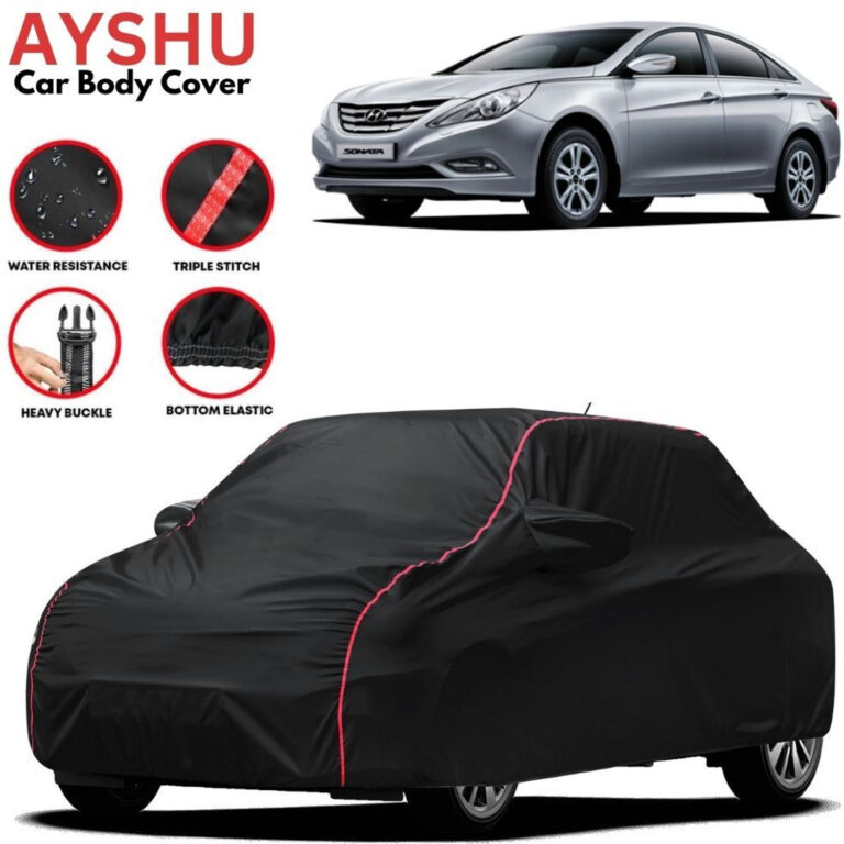 Ayshu Car Cover For Hyundai Sonata Embera, Sonata Facelift, Universal For Car (With Mirror Pockets) 3