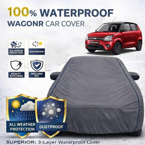 Nextaura Car Cover For Maruti Suzuki Wagonr (With Mirror Pockets) 3